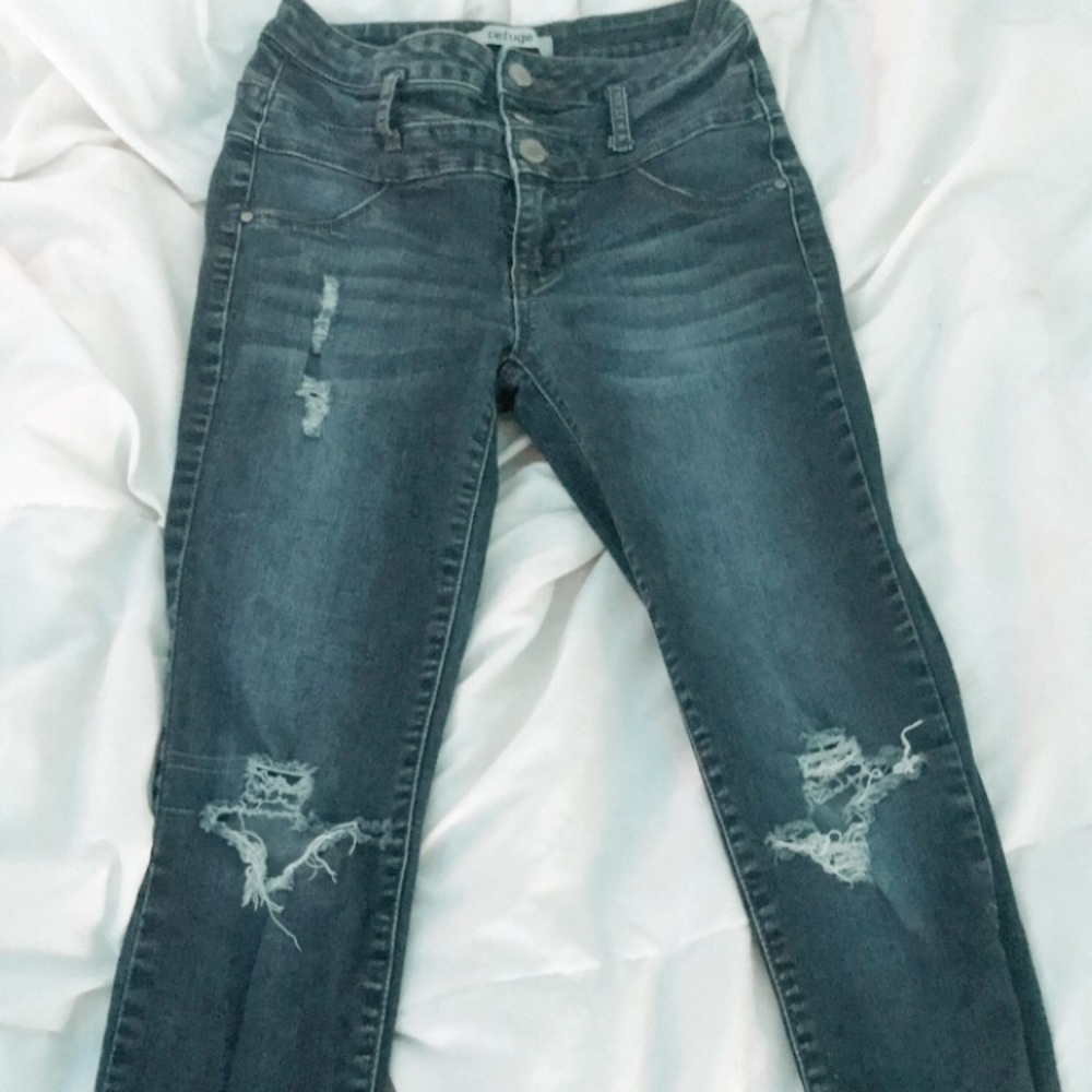 Refuge high waisted skinny jeans